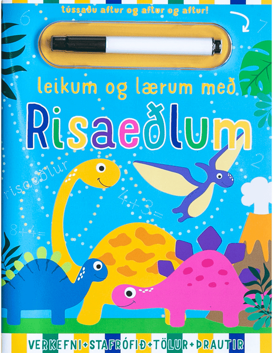 Leikum með risaeðlum - verkefnabók