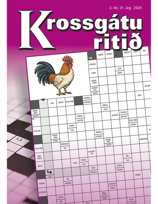 Krossgáturitið 2025