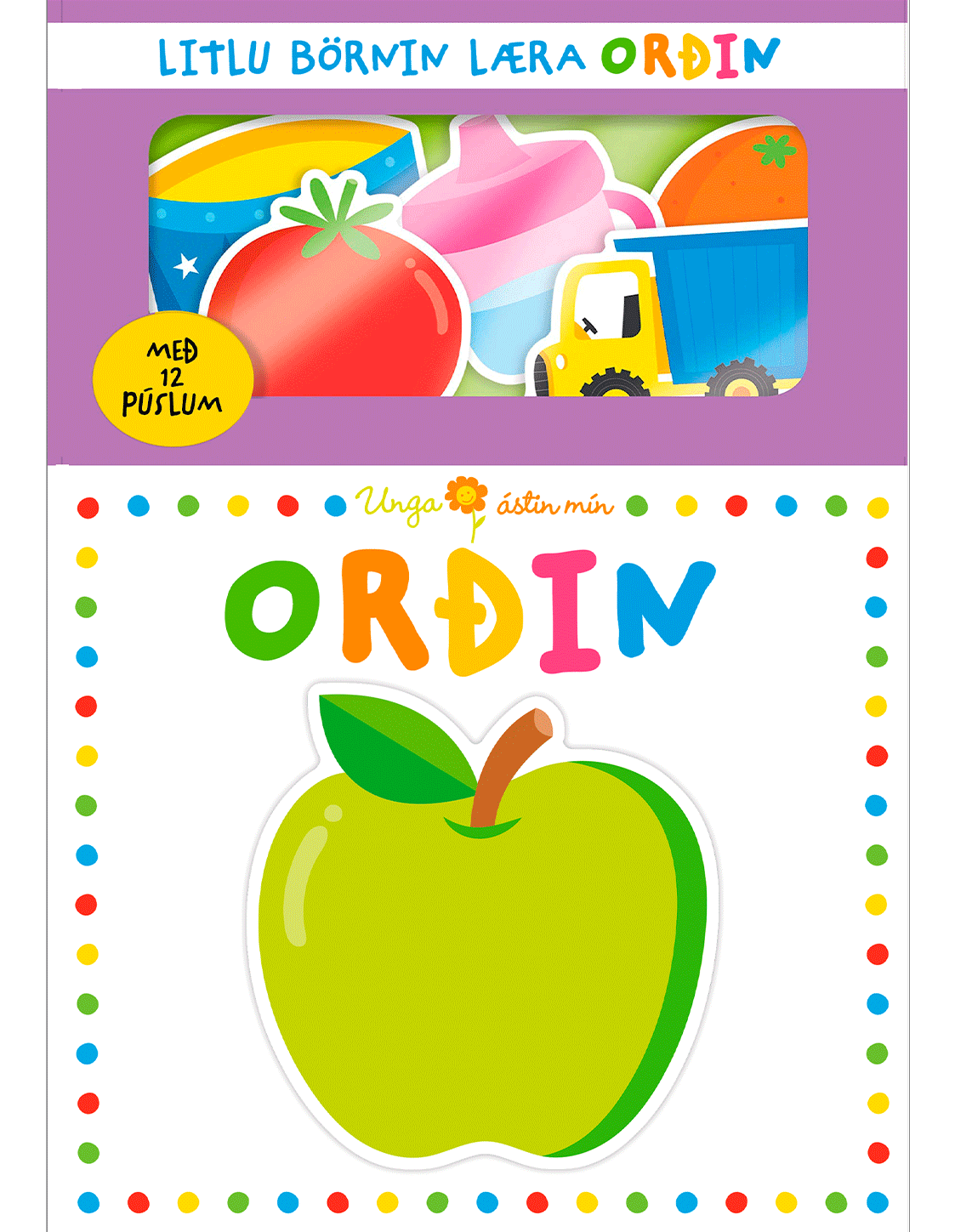 Litlu börnin læra orðin
