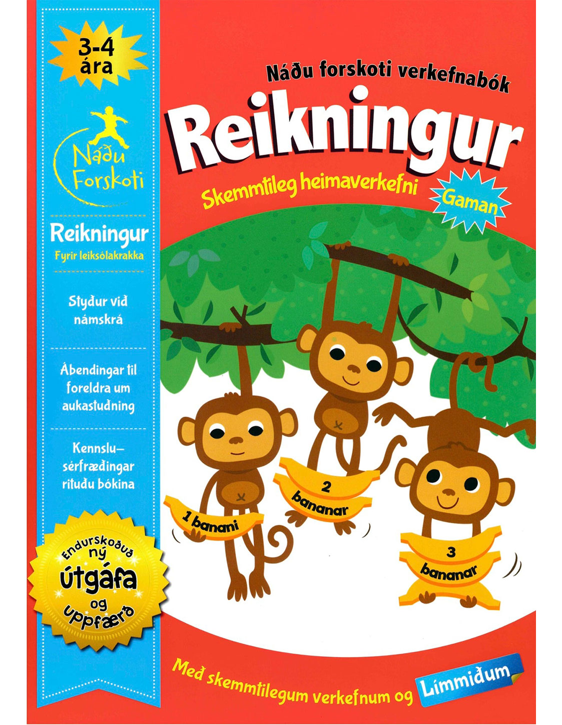 Náðu forskoti - Reikningur 3-4 ára