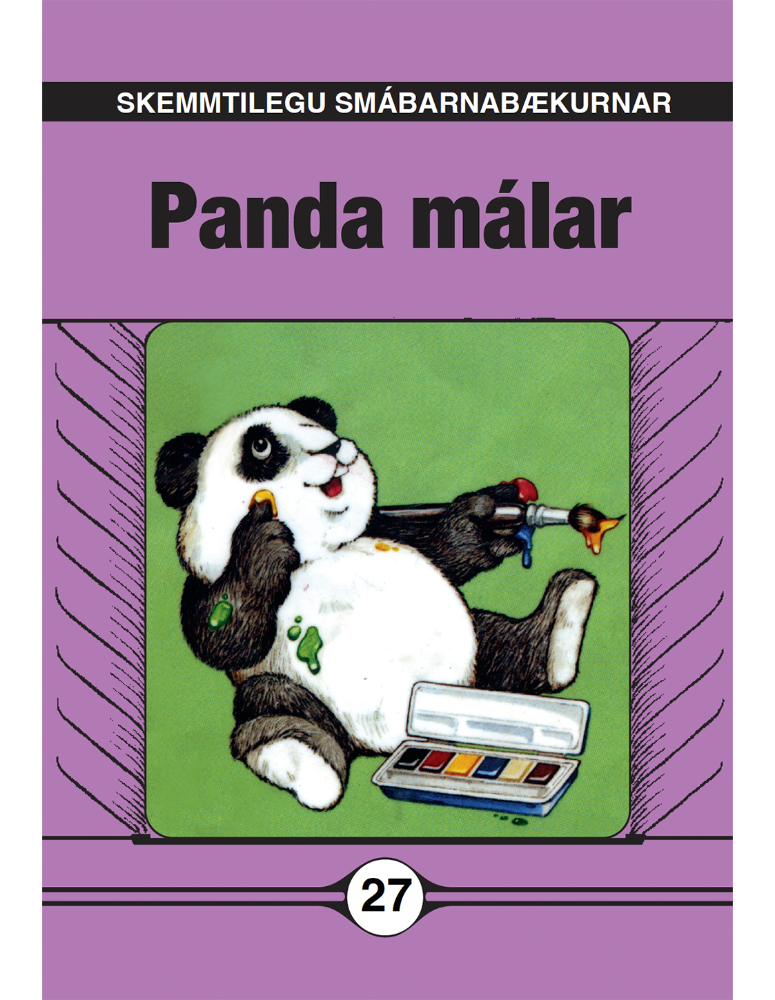 Panda málar