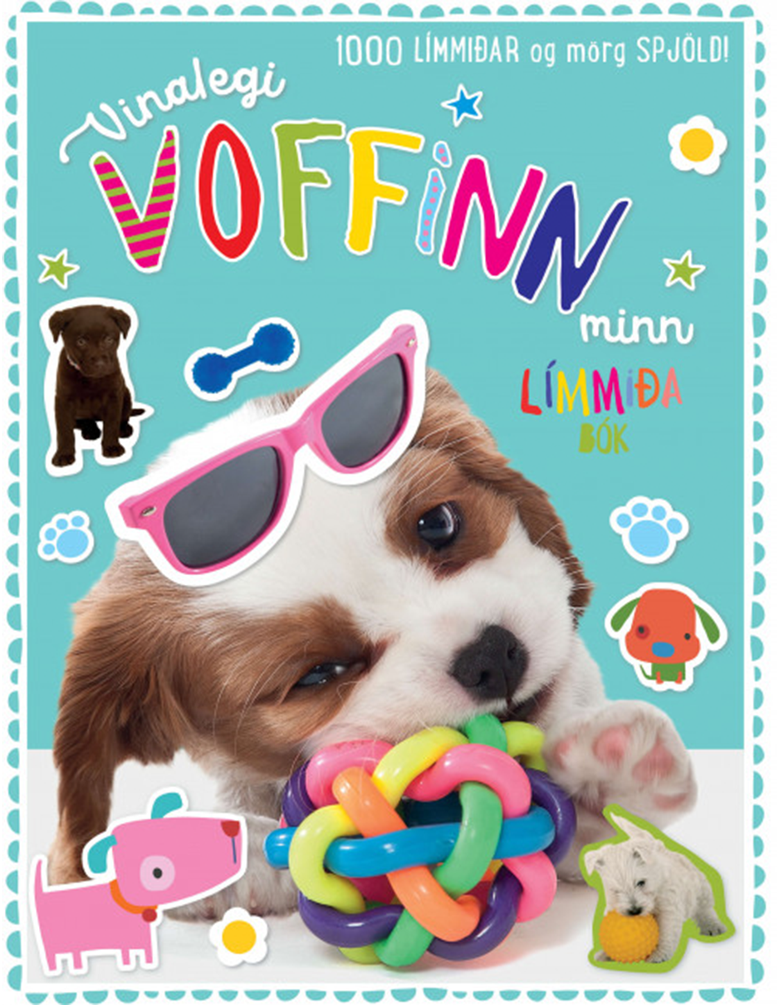 Vinalegi voffinn minn – límmiðabók