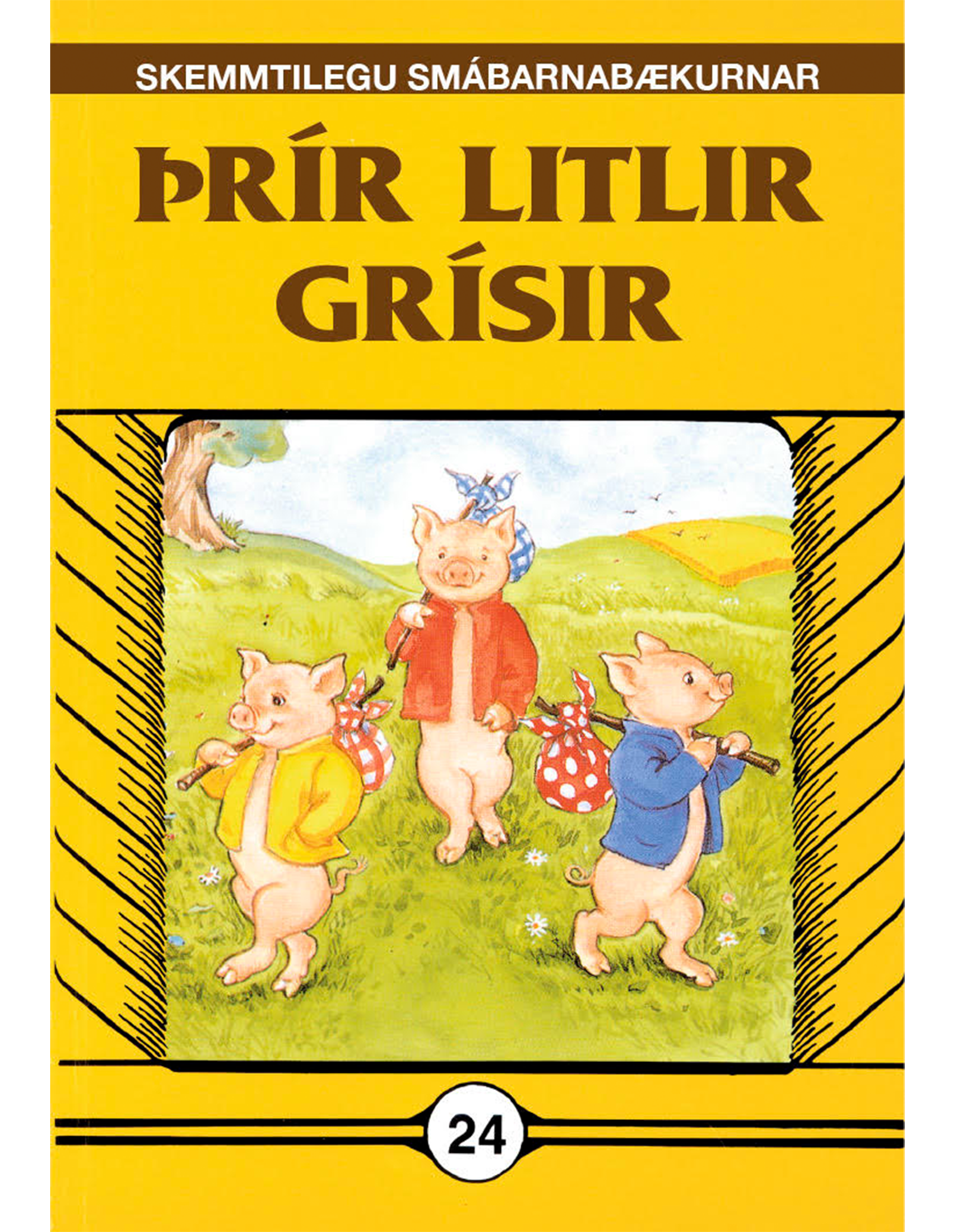 Þrír litlir grísir - Skemmtilegu smábarnabækurnar