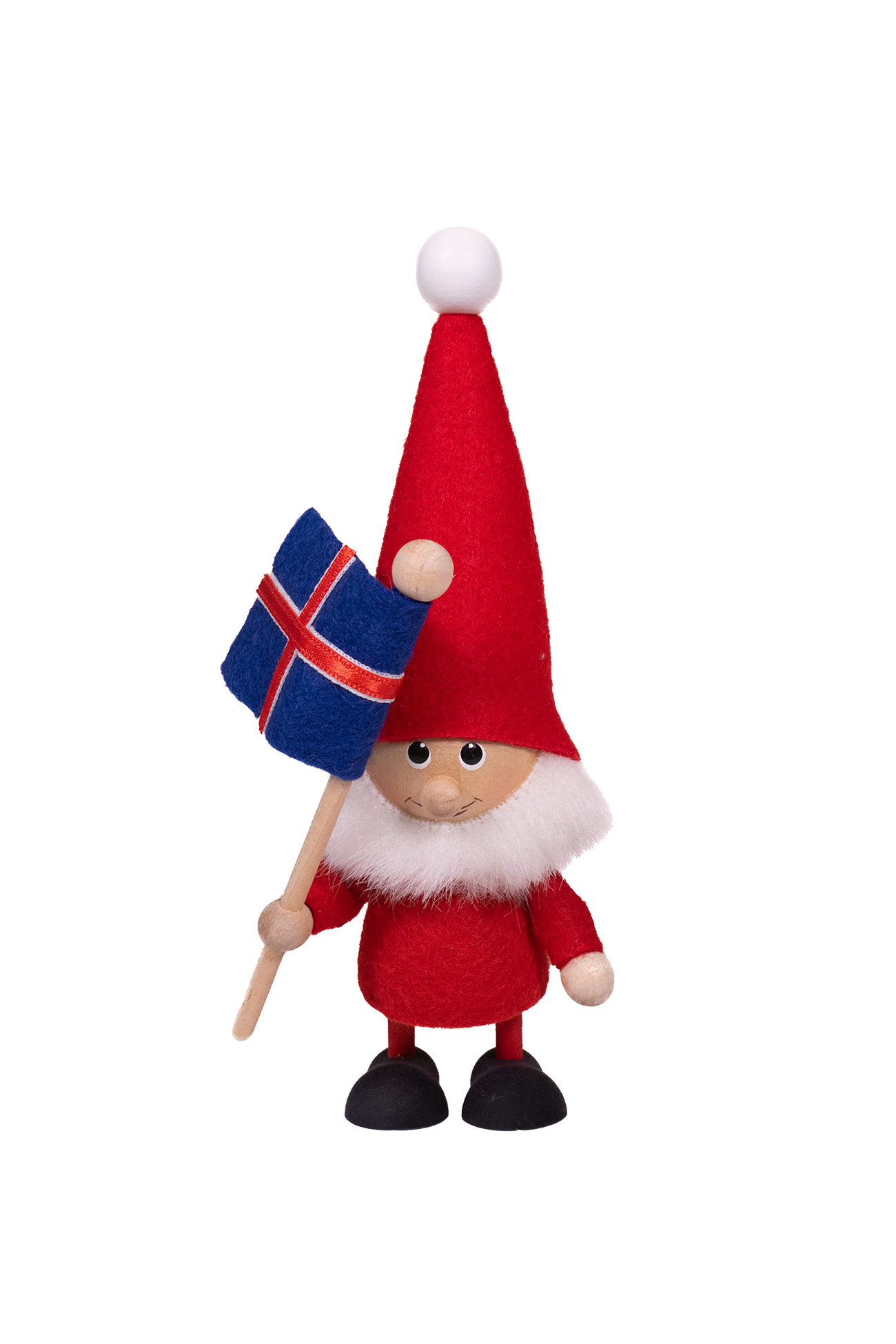 Jólakarl með ísl. Fánanum