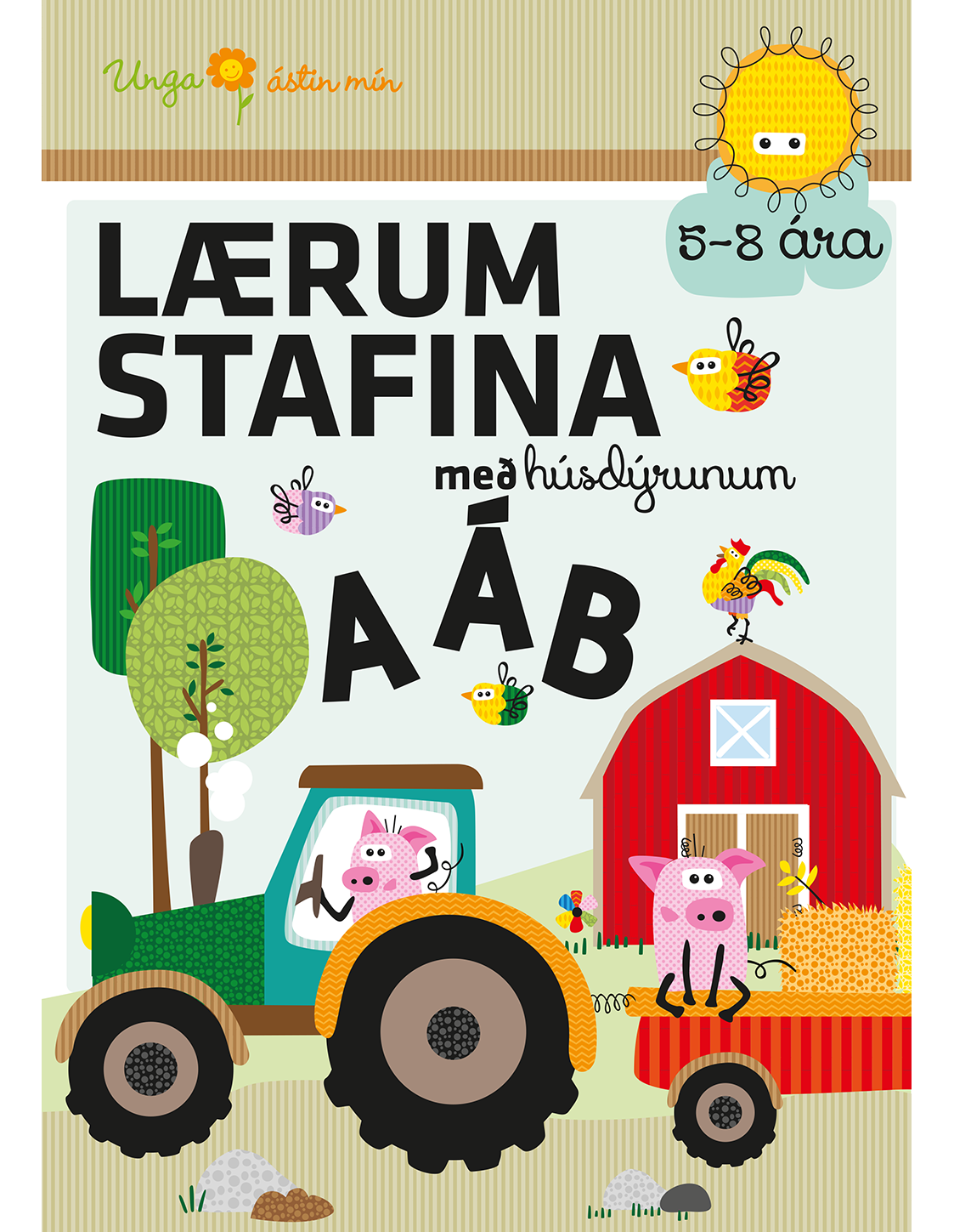 Lærum að skrifa stafina með húsdýrunum