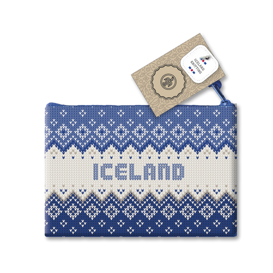 Budda lítil Iceland prjón blá