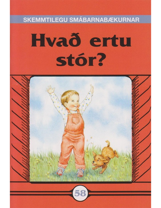 Hvað ertu stór - Skemmtilegu smábarnabækurnar