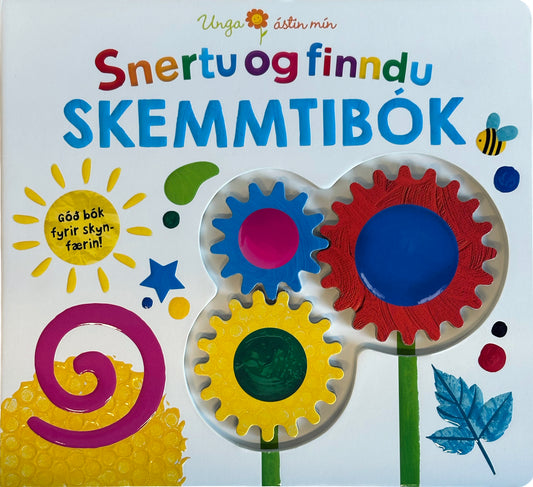 Snertu og finndu skemmtibók