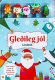 Gleðileg jól - litabók m/trélitum