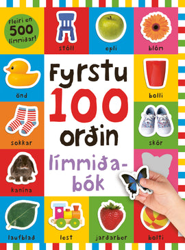 Fyrstu 100 orðin - límmiðabók