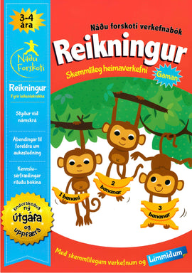 Náðu forskoti - Reikningur 3-4 ára