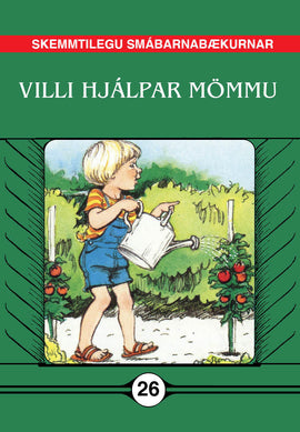 Villi hjálpar mömmu